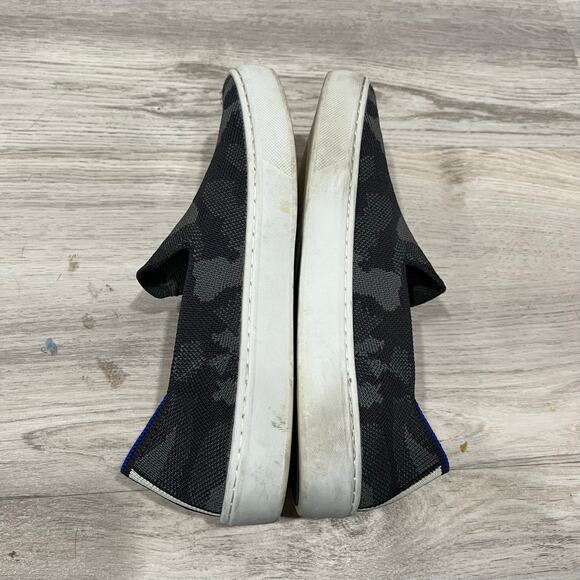 Rothy’s Original Slip On Sneaker Knit Gray Camo Camouflage Womens Size 6 - Picture 6 of 7